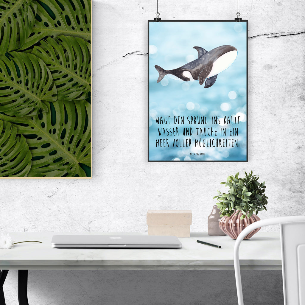 Poster Orca Wandposter, kunstposter, Deko Poster, Panda Poster, Wandschmuck, wanddeko, wandkunst, kunstdruck poster, Kunstdruck, Wanddekoration, Design Poster, Plakat, Posterdruck, Deko Bild, typografie poster, Wandbild, Mr. & Mrs. Panda Poster, drucke, wanddruck, grafikposter, Designposter, Wanddeko Bild, Poster, Bild, Meer, Meerestiere, Urlaub, Killerwal, Orcas, Büro, Selbstliebe, Arbeit, Orca, Neustart, Motivation, Wal, Startup, Möglichkeiten