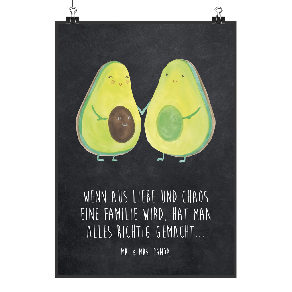 Poster Avocado Pärchen Küchenposter, Mr. & Mrs. Panda Poster, Raumdekoration, Designposter, Posterdruck, Poster, Kunstdruck, Wanddeko, Wanddekoration, Wanddeko Bild, Bild, Kinderposter, Handgemaltes Poster, Wandposter, Avocado, Veggie, Vegan, Gesund, Avocuddle, Babyparty, Geburt, Kinder, Avocados, Babyshower, Familie, Liebe, Schwangerschaft, Hochzeit
