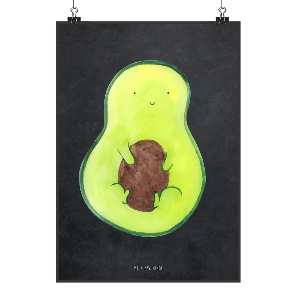 Poster avocado core Kinderposter, Raumdekoration, Kunstdruck, Mr. & Mrs. Panda Poster, Handgemaltes Poster, Poster, Wanddeko Bild, Wanddeko, Wanddekoration, Designposter, Küchenposter, Bild, Wandposter, Posterdruck, Avocado, Veggie, Vegan, Gesund, Avocadokern, Kern, Avokado, Pflanze, Spruch Leben