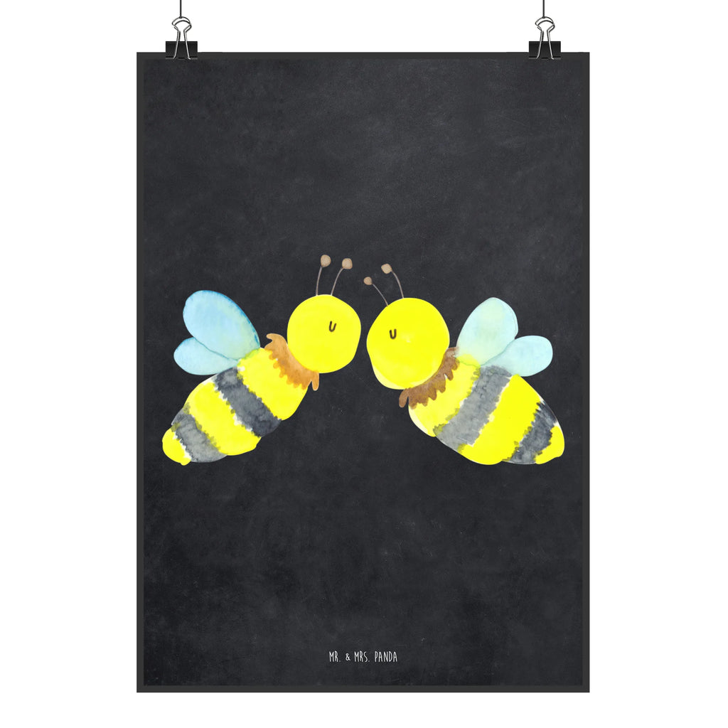 Poster Biene Liebe Bild für Wand, Plakat, Wanddekoration, Bild, Wandschmuck, Wandposter, Wanddeko Bild, drucke, grafikposter, Deko Bild, kunstposter, wandkunst, kunstdruck poster, wanddruck, Wandbild, Posterdruck, kunst für die wand, Poster, Kunstdruck, Mr. & Mrs. Panda Poster, wanddeko, Designposter, Hummel, Wespe, Biene