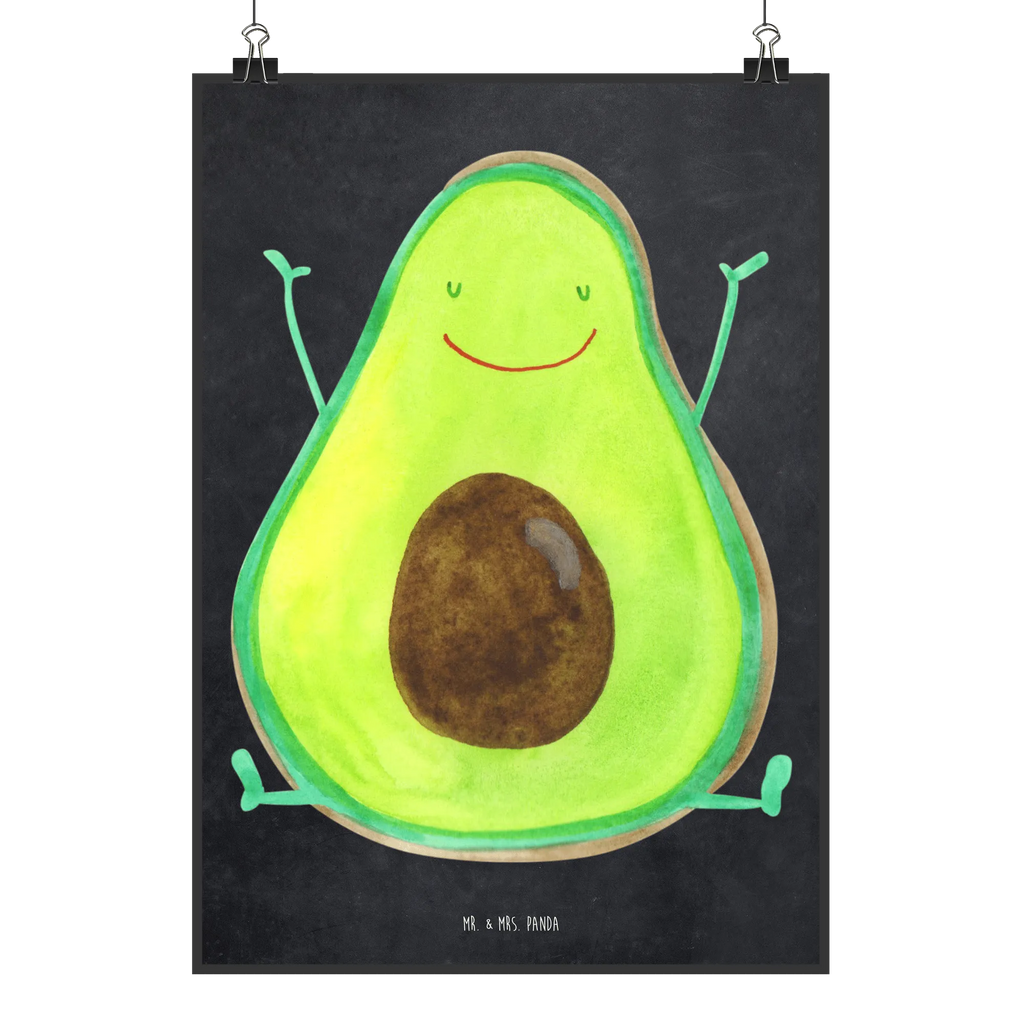 Poster avocado Happy Designposter, kunstposter, drucke, Wanddekoration, wanddruck, Posterdruck, grafikposter, Bild, Mr. & Mrs. Panda Poster, Wanddeko Bild, Bild für Wand, wandkunst, wanddeko, Poster, Kunstdruck, Wandschmuck, kunstdruck poster, Wandposter, kunst für die wand, Deko Bild, Wandbild, Plakat, Gesund, Vegan, Veggie, Avocado, Chaos