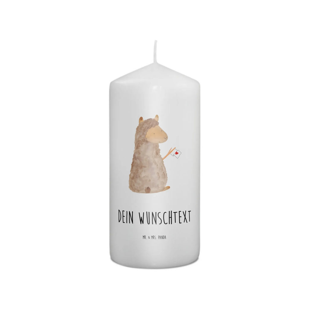 Personalised candle alpaca banner alpaca, llama, pako, camel, Peru, animal, favourite animal, love, Alpaca, alpacas, llamas