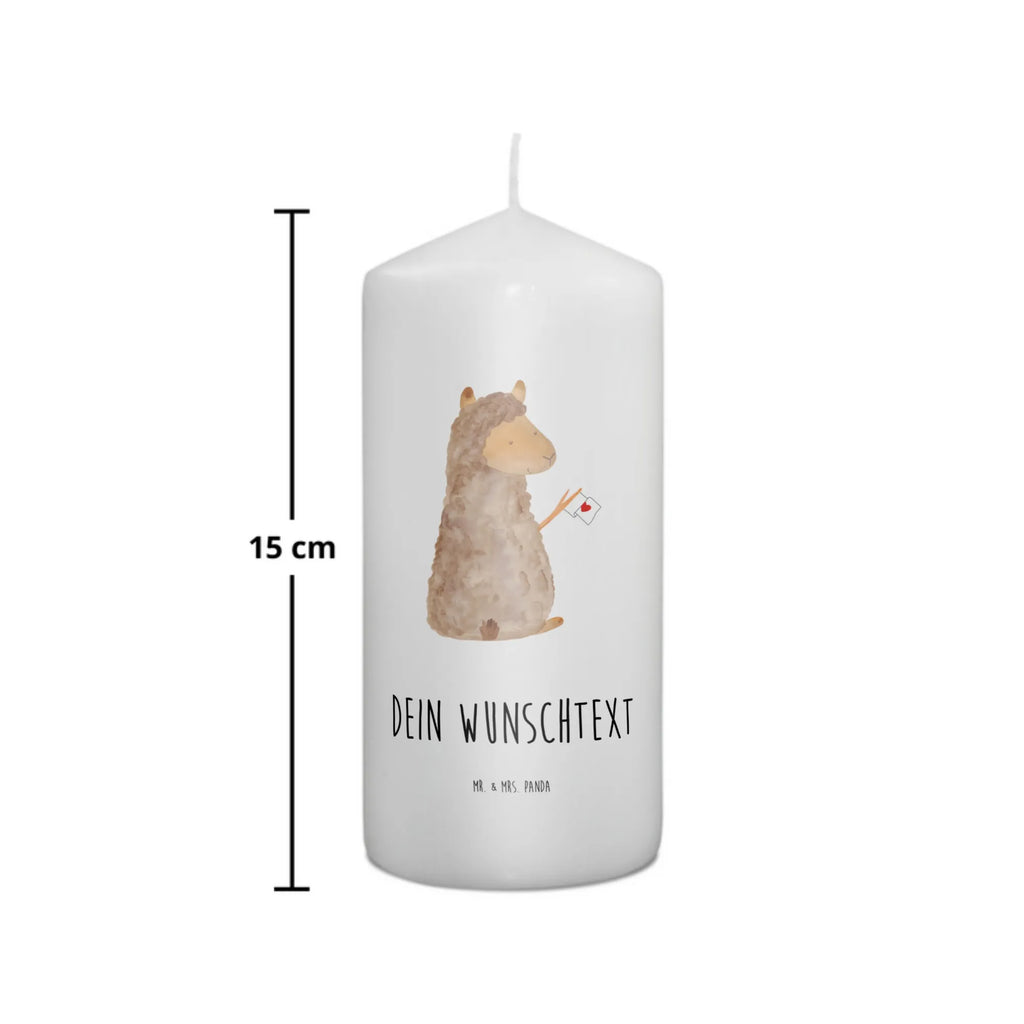 Personalised candle alpaca banner alpaca, llama, pako, camel, Peru, animal, favourite animal, love, Alpaca, alpacas, llamas