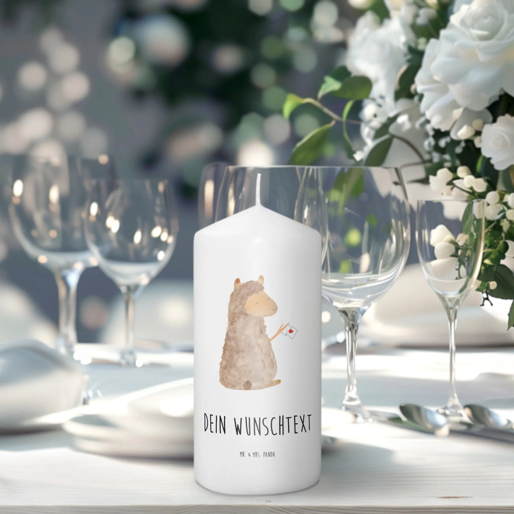 Personalised candle alpaca banner alpaca, llama, pako, camel, Peru, animal, favourite animal, love, Alpaca, alpacas, llamas