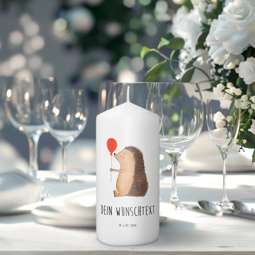 Personalised candle Hedgehog balloon small animals, cute, funny, cute animal motives, hand drawn, small world, funny sayings, good mood, happy, gifts, gift ideas, special gifts, animal lover, card, Happy Birthday, Balloon, Birthday Child, Birthday, hedgehog