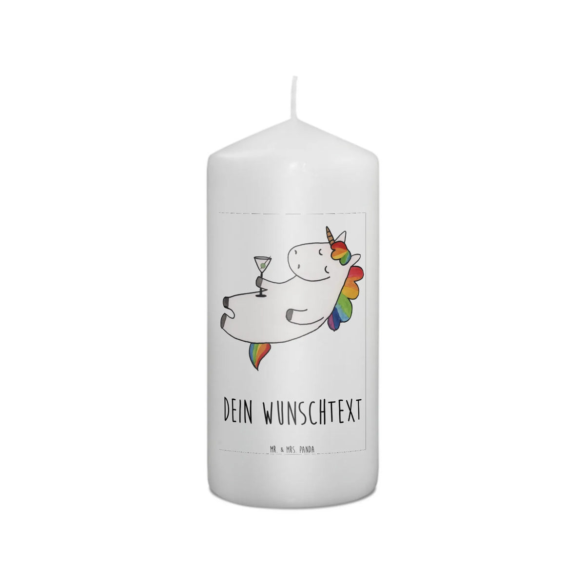 Personalizowana świeca jednorożec koktajl Jednorożec, jednorożce, dekoracje jednorożca, jednorożec