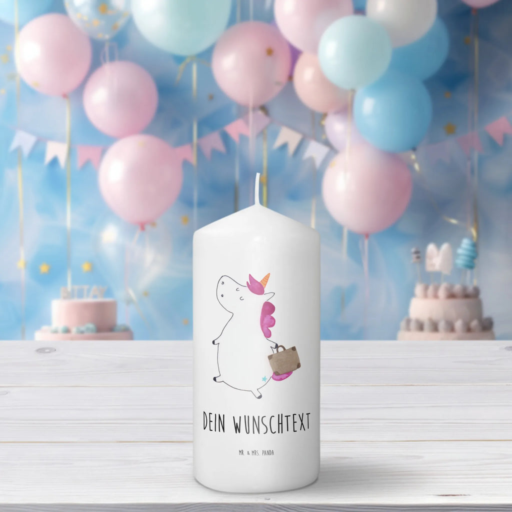Personalised candle unicorn Suitcase unicorn, unicorns, adventure, traveler gift, travel, Unicorn, luggage, holiday present, suitcase, traveling