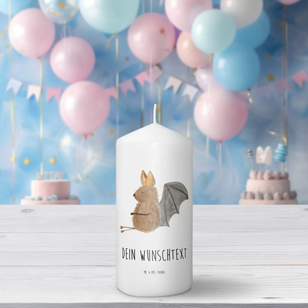 Personalised candle bat Sit Kerze, Taufkerze, Kommunionskerze, Geburtstagskerze, Geschenk Kerze, Taufgeschenk Kerze, Kerze mit Druck, Besondere Kerze, Geschenkidee Kerze, Kerze für Kommunion, kerze personalisiert, personalisierte kerze, personalisierte kerzen, Tiermotive, Gute Laune, lustige Sprüche, Tiere, Fledermaus, Fledermäuse, Motivation, entspannen