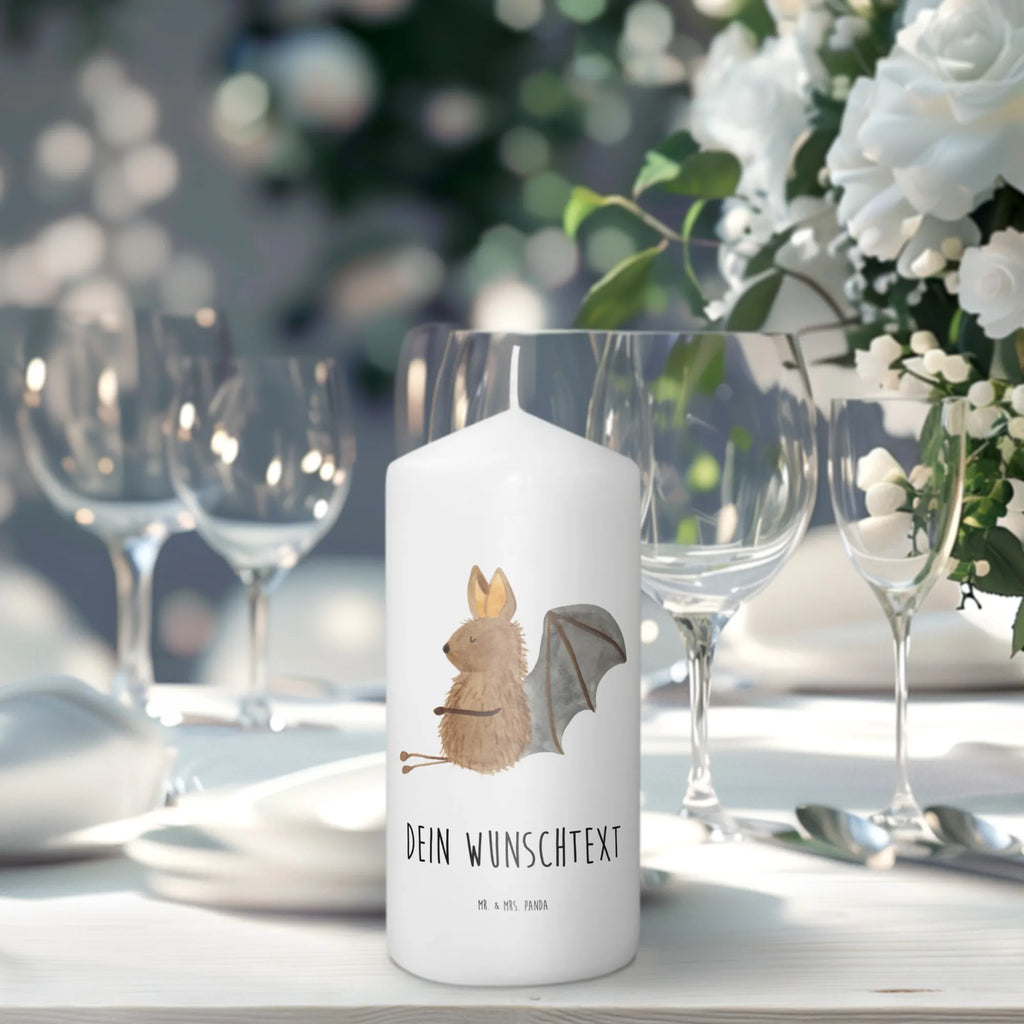Personalised candle bat Sit Kerze, Taufkerze, Kommunionskerze, Geburtstagskerze, Geschenk Kerze, Taufgeschenk Kerze, Kerze mit Druck, Besondere Kerze, Geschenkidee Kerze, Kerze für Kommunion, kerze personalisiert, personalisierte kerze, personalisierte kerzen, Tiermotive, Gute Laune, lustige Sprüche, Tiere, Fledermaus, Fledermäuse, Motivation, entspannen