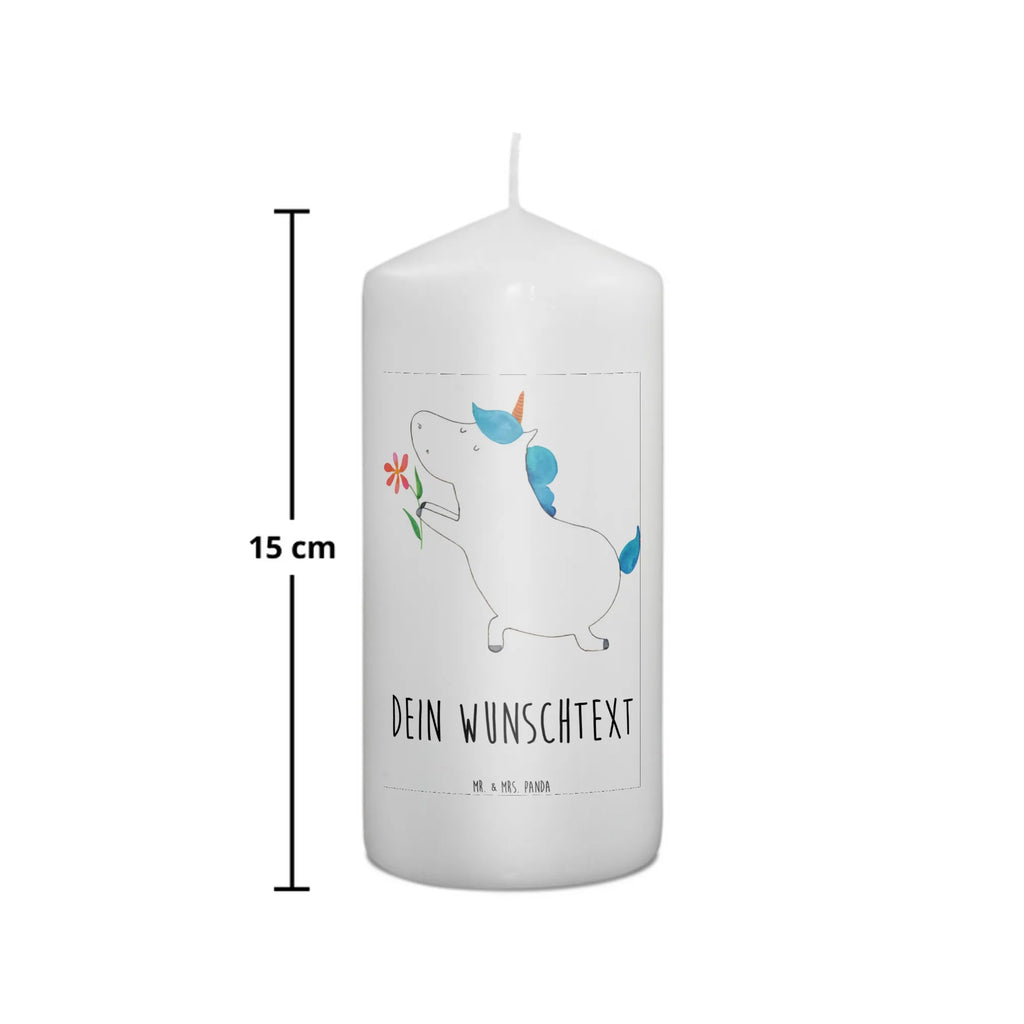 Personalised candle unicorn flower unicorn, unicorns, proof of love, request, engagement, flower, couple, love, partner, marriage application