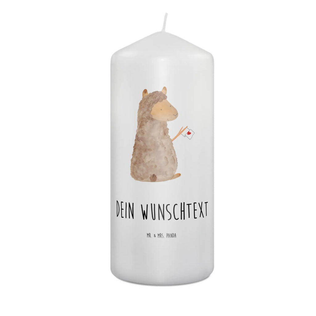 Personalised candle alpaca banner alpaca, llama, pako, camel, Peru, animal, favourite animal, love, Alpaca, alpacas, llamas