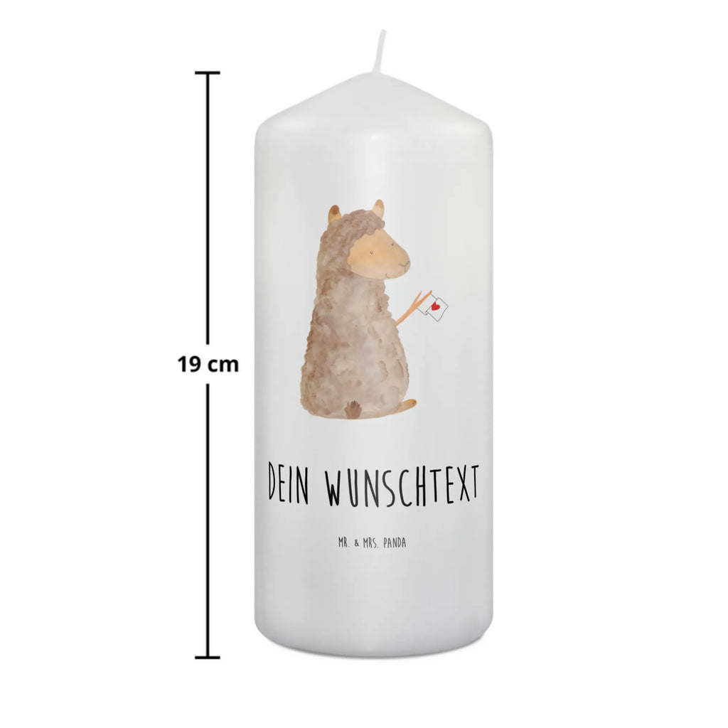 Personalised candle alpaca banner alpaca, llama, pako, camel, Peru, animal, favourite animal, love, Alpaca, alpacas, llamas