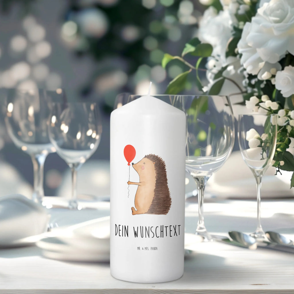 Personalised candle Hedgehog balloon small animals, cute, funny, cute animal motives, hand drawn, small world, funny sayings, good mood, happy, gifts, gift ideas, special gifts, animal lover, card, Happy Birthday, Balloon, Birthday Child, Birthday, hedgehog