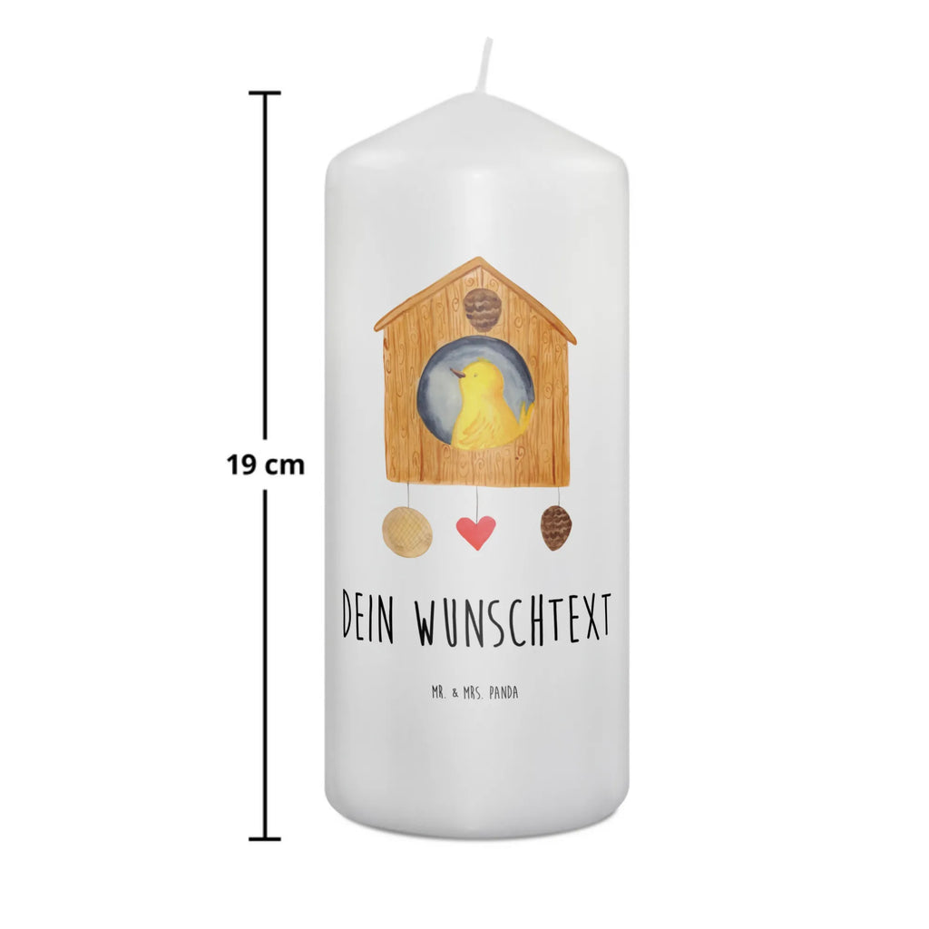 Personalised candle birdhouse Home small animals, cute, funny, cute animal motives, hand drawn, small world, funny sayings, good mood, happy, gifts, gift ideas, special gifts, animal lover, card, bird, home sweet home, moving out, house, moving in, moving gift, birdhouse, gift, house building