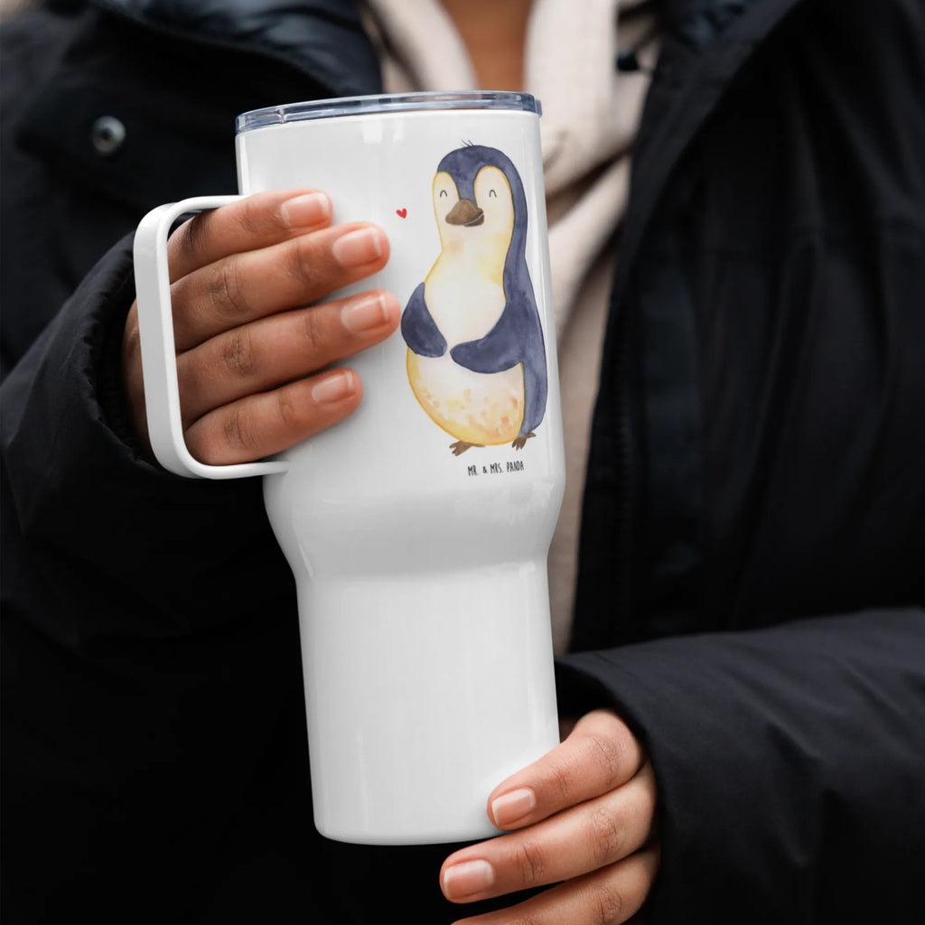 XXL Thermobecher Pinguin Diät Jumbo Becher, XL Reisetasse, Reisebecher, Autobecher, Großer Thermobecher, XL Thermobecher, Thermobecher, Pinguin, Gewicht, Körperliebe, Diät, Motivation, Abspecken, Abnehmen, Selbstliebe, Selbstrespekt, Pinguine