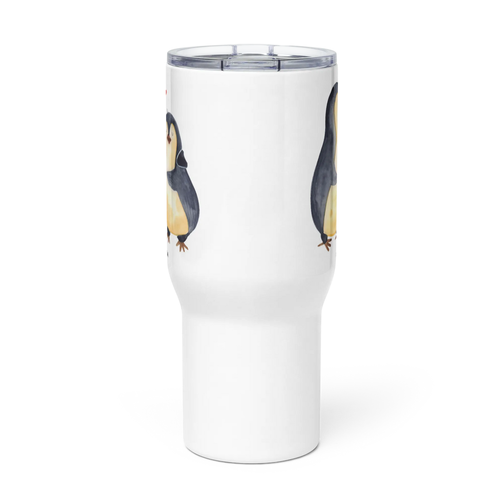 XXL thermal mug Penguin embrace XL Reisetasse, Reisebecher, Großer Thermobecher, Autobecher, Thermobecher, XL Thermobecher, Jumbo Becher, Pinguin, Verlobung, Liebesgeschenk, Liebesbeweis, Jahrestag, Hochzeitstag, Liebe, Hochzeit, Liebespaar, Hochzeitsgeschenk