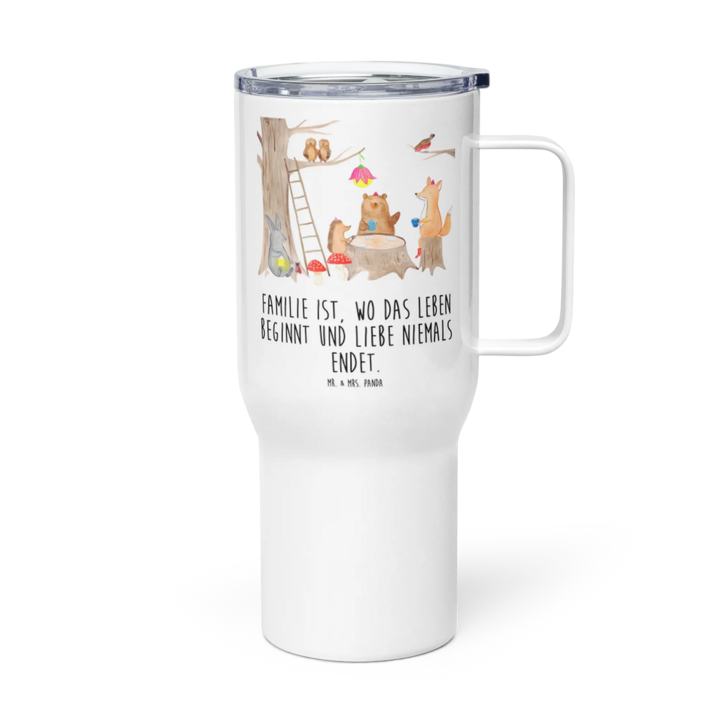 XXL thermal mug forest animals picnic Großer Thermobecher, Reisebecher, Thermobecher, Jumbo Becher, Autobecher, XL Reisetasse, XL Thermobecher, Tiermotive, Gute Laune, lustige Sprüche, Tiere, Wald, Igel, Fuchs, Waldtiere, Eichhörnchen, Maus, Hase, Picknick