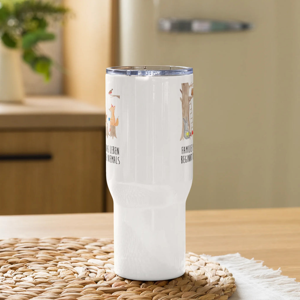 XXL thermal mug forest animals picnic Großer Thermobecher, Reisebecher, Thermobecher, Jumbo Becher, Autobecher, XL Reisetasse, XL Thermobecher, Tiermotive, Gute Laune, lustige Sprüche, Tiere, Wald, Igel, Fuchs, Waldtiere, Eichhörnchen, Maus, Hase, Picknick