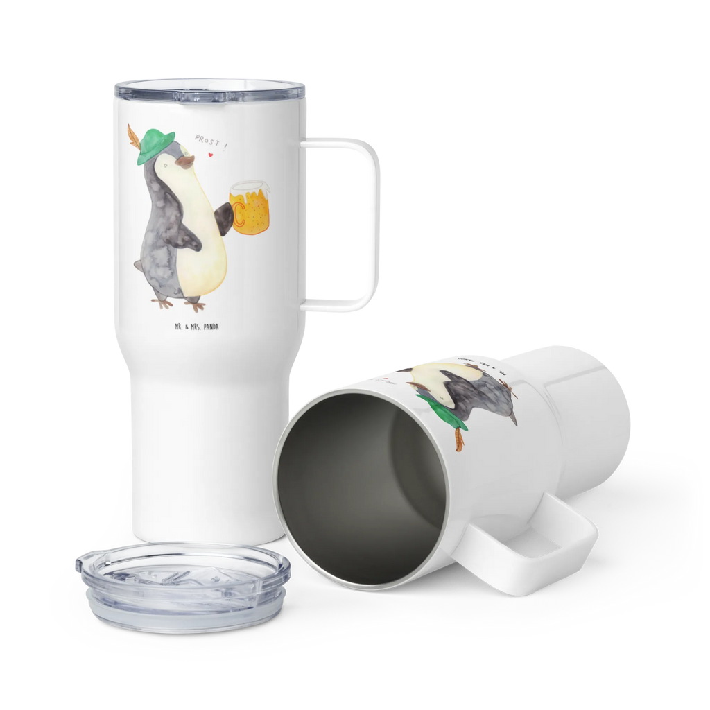 XXL thermal mug Penguin Beer Thermobecher, XL Thermobecher, Reisebecher, Autobecher, XL Reisetasse, Jumbo Becher, Großer Thermobecher, Pinguin, Pinguine, Bier, Oktoberfest