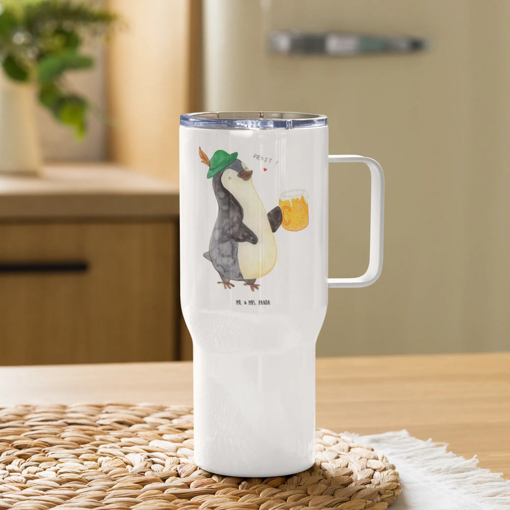 XXL thermal mug Penguin Beer Thermobecher, XL Thermobecher, Reisebecher, Autobecher, XL Reisetasse, Jumbo Becher, Großer Thermobecher, Pinguin, Pinguine, Bier, Oktoberfest