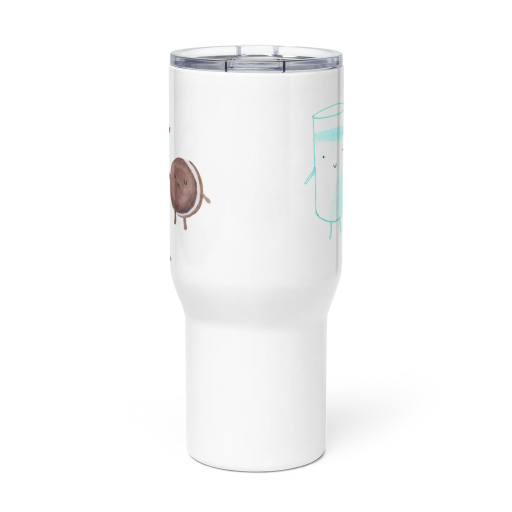 XXL thermal mug milk biscuit XL Thermobecher, Autobecher, XL Reisetasse, Reisebecher, Jumbo Becher, Thermobecher, Großer Thermobecher, Tiermotive, Gute Laune, lustige Sprüche, Tiere, Milch, Kekse, Keks, perfektes Paar, Cookie, Motiv süß, Kaffee, romantisch, Milk, Einladung Frühstück