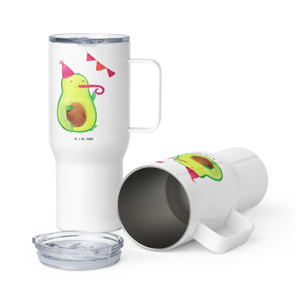 XXL Thermobecher Avocado Geburtstag Jumbo Becher, XL Thermobecher, Reisebecher, Autobecher, XL Reisetasse, Großer Thermobecher, Avocado, Veggie, Vegan, Gesund
