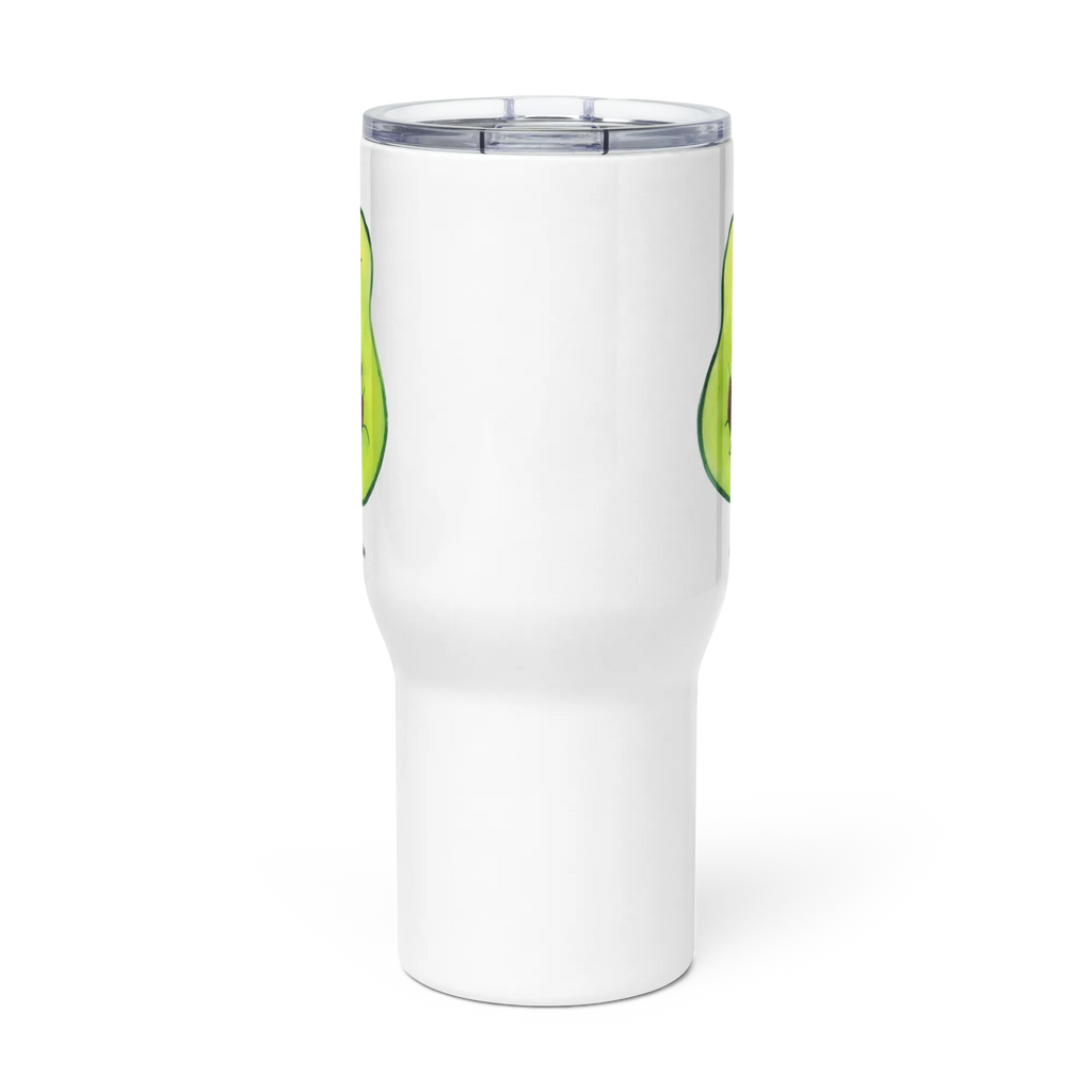 XXL Thermobecher Avocado Kern Reisebecher, Autobecher, Jumbo Becher, XL Thermobecher, Großer Thermobecher, Thermobecher, XL Reisetasse, Avocado, Veggie, Vegan, Gesund, Spruch Leben, Pflanze, Avokado, Kern, Avocadokern