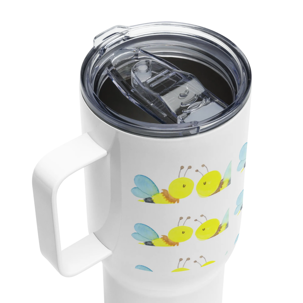 XXL thermal mug bee Love XL Reisetasse, Jumbo Becher, XL Thermobecher, Reisebecher, Autobecher, Großer Thermobecher, Biene, Wespe, Hummel