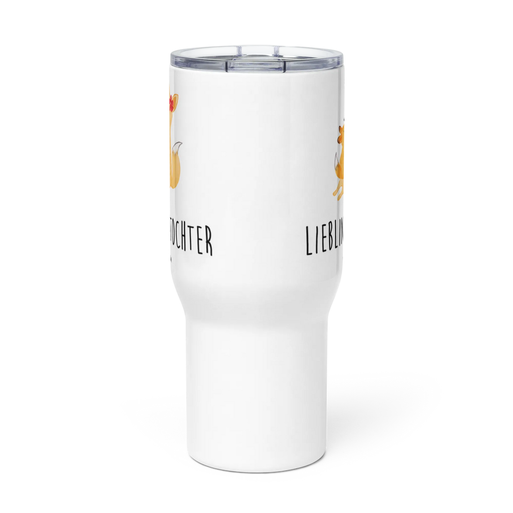 XXL thermal mug Fox mummy Jumbo Becher, XL Thermobecher, XL Reisetasse, Reisebecher, Großer Thermobecher, Autobecher, Muttertag, Vatertag, Mama, Papa, Oma, Opa, Familie, Schwester, Bruder, Tochter, Lieblingstochter, Geschenk, Beste Tochter, Mutter