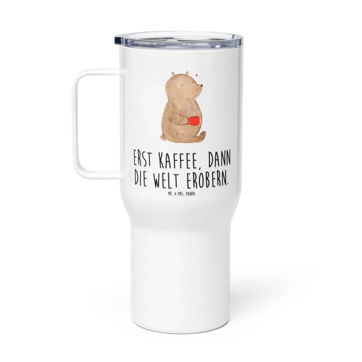 XXL Thermobecher Bär Kaffee Thermobecher, Edelstahlbecher, Trinkgefäß, Reisebecher, Mehrwegbecher, Kaffee-Thermobecher, thermosbecher, XL Thermobecher, Isolierbecher, XL Reisetasse, Teebecher, getränkebecher, Edelstahl-Thermobecher, Großer Thermobecher, To-Go-Becher, Teetasse, Thermos-Becher, Kaffee-to-go-Becher, Mehrweg-Kaffeebecher, Autobecher, Edelstahl Tasse, Jumbo Becher, Teddy, Bär, Teddybär, Bären, Motivation, Morgenroutine, Coffee, Welt Retten, Guten Morgen, Welt Erobern, Kaffee