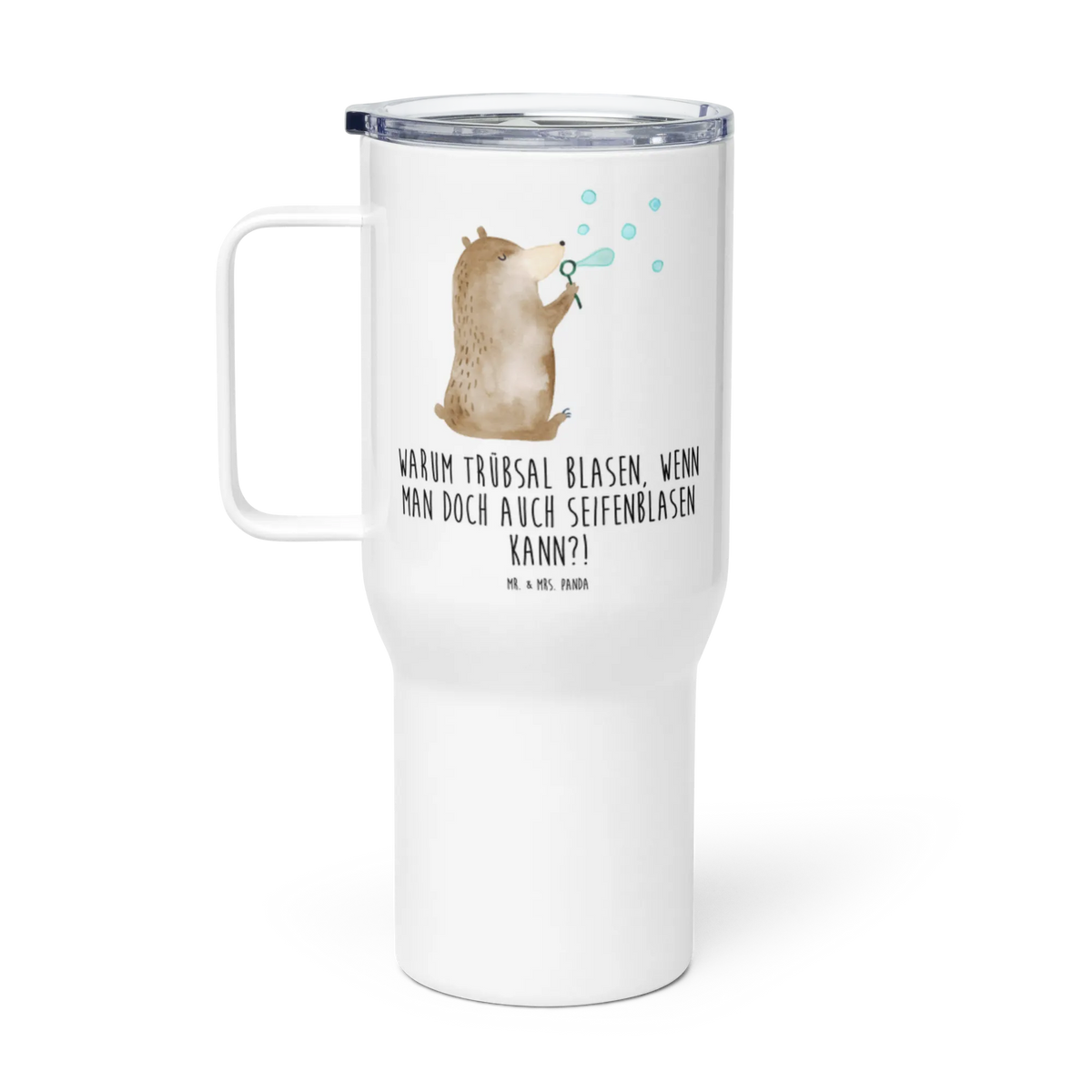 XXL Thermobecher Bär Seifenblasen Mehrweg-Kaffeebecher, thermosbecher, Großer Thermobecher, getränkebecher, XL Reisetasse, Edelstahl-Thermobecher, Edelstahl Tasse, Edelstahlbecher, XL Thermobecher, Reisebecher, Thermobecher, Kaffee-to-go-Becher, Teebecher, Teetasse, Autobecher, Trinkgefäß, Thermos-Becher, To-Go-Becher, Mehrwegbecher, Isolierbecher, Jumbo Becher, Kaffee-Thermobecher, Teddy, Bär, Teddybär, Seifenblasen Bär Lustig Sein Glücklich Traurig Happy