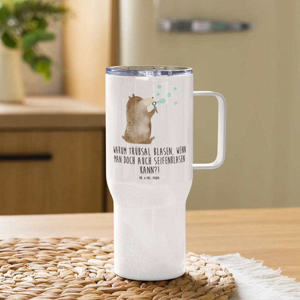 XXL Thermobecher Bär Seifenblasen, Thermosbecher, Kaffee-to-go-Becher