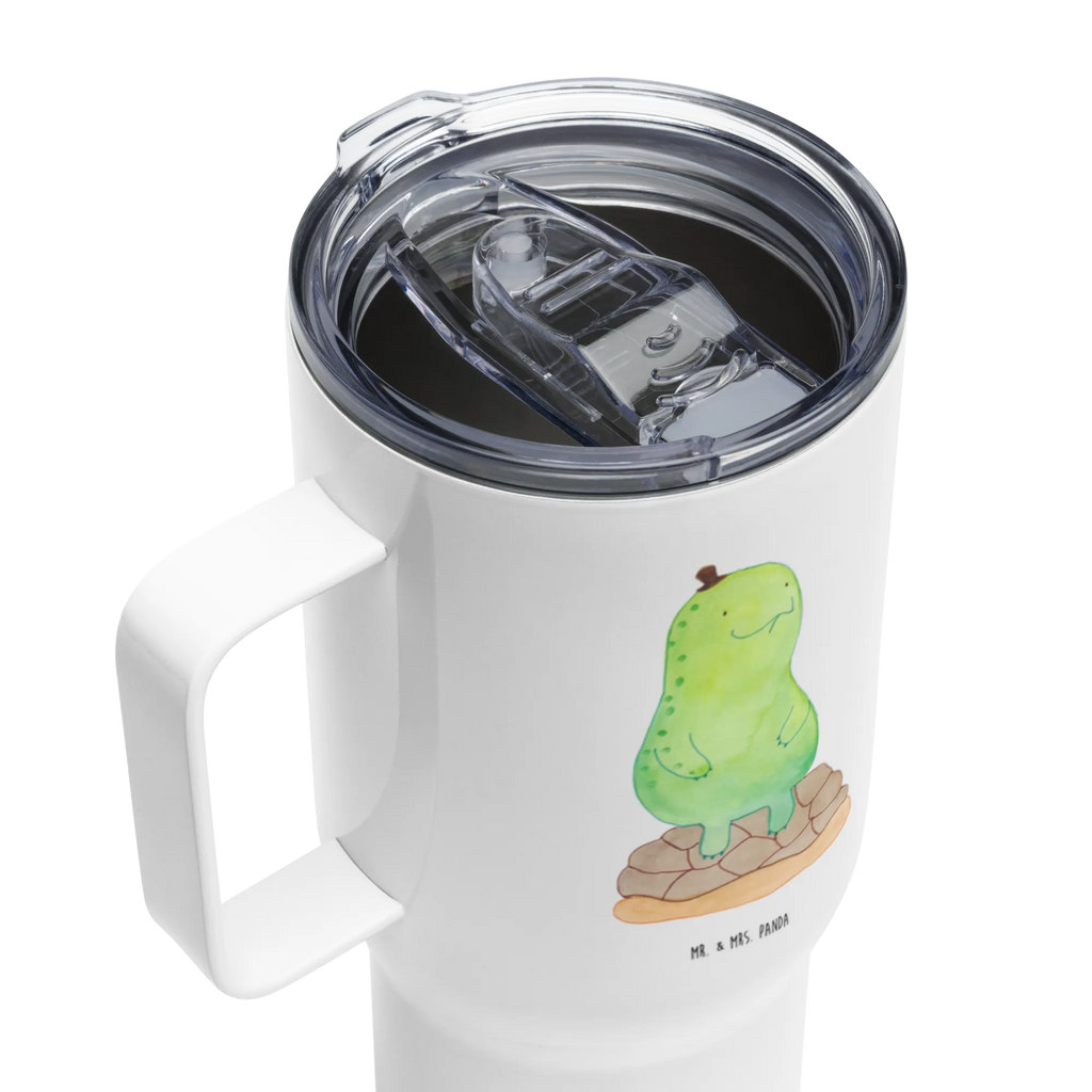 XXL thermal mug tortoise Break Autobecher, Großer Thermobecher, XL Reisetasse, Reisebecher, Jumbo Becher, XL Thermobecher, Schildkröte, Achtsamkeit, Entschleunigen, Achtsam