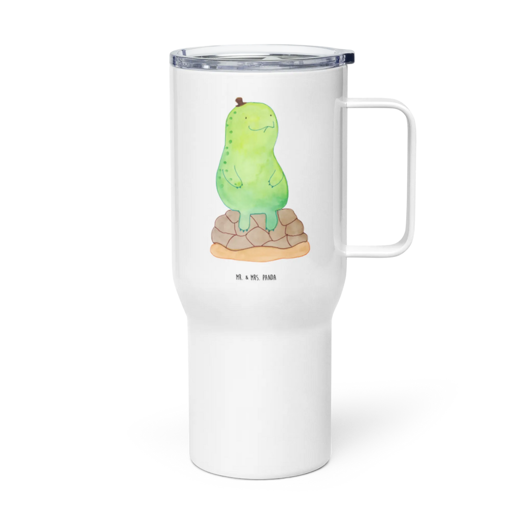 XXL thermal mug tortoise Break Autobecher, Großer Thermobecher, XL Reisetasse, Reisebecher, Jumbo Becher, XL Thermobecher, Schildkröte, Achtsamkeit, Entschleunigen, Achtsam