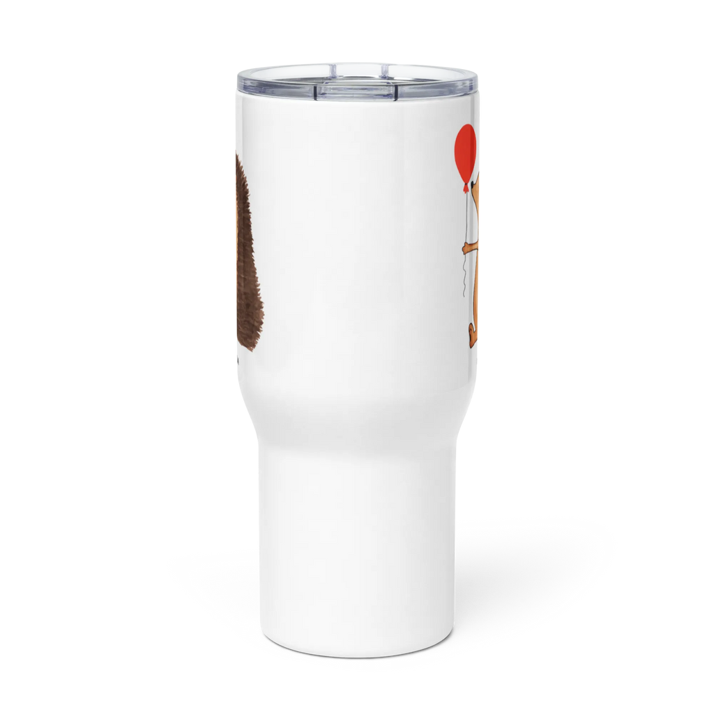 XXL thermal mug Hedgehog balloon Autobecher, Thermobecher, Jumbo Becher, Reisebecher, Großer Thermobecher, XL Reisetasse, XL Thermobecher, Tiermotive, Gute Laune, lustige Sprüche, Tiere, Ballon, Igel, Happy Birthday, Herzlichen Glückwunsch, Geburtstagskind, Glückwunsch, Geburtstag