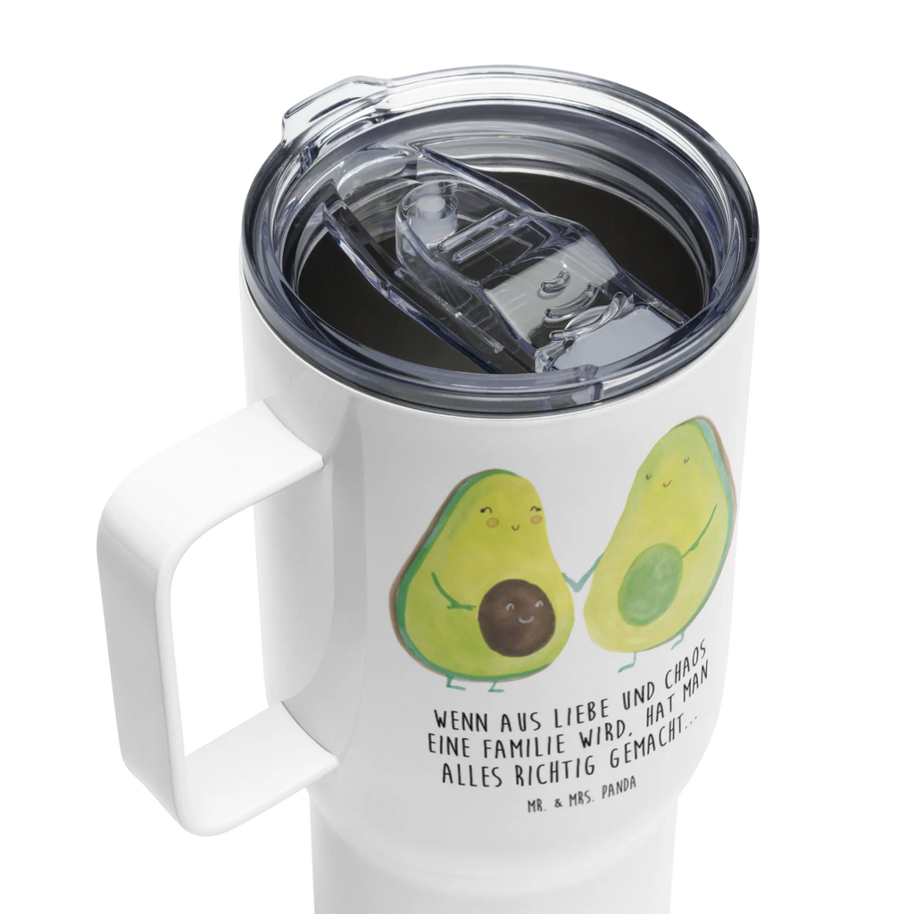 XXL thermal mug avocado pair XL Thermobecher, XL Reisetasse, Reisebecher, Autobecher, Großer Thermobecher, Jumbo Becher, Thermobecher, Avocado, Veggie, Vegan, Gesund, Familie, Hochzeit, Avocuddle, Babyparty, Schwangerschaft, Liebe, Babyshower, Avocados, Kinder, Geburt