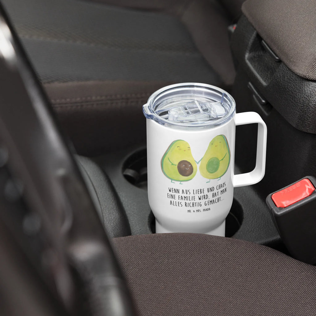 XXL thermal mug avocado pair XL Thermobecher, XL Reisetasse, Reisebecher, Autobecher, Großer Thermobecher, Jumbo Becher, Thermobecher, Avocado, Veggie, Vegan, Gesund, Familie, Hochzeit, Avocuddle, Babyparty, Schwangerschaft, Liebe, Babyshower, Avocados, Kinder, Geburt