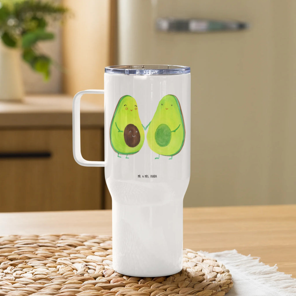 XXL thermal mug avocado pair XL Thermobecher, XL Reisetasse, Reisebecher, Autobecher, Großer Thermobecher, Jumbo Becher, Thermobecher, Avocado, Veggie, Vegan, Gesund, Familie, Hochzeit, Avocuddle, Babyparty, Schwangerschaft, Liebe, Babyshower, Avocados, Kinder, Geburt