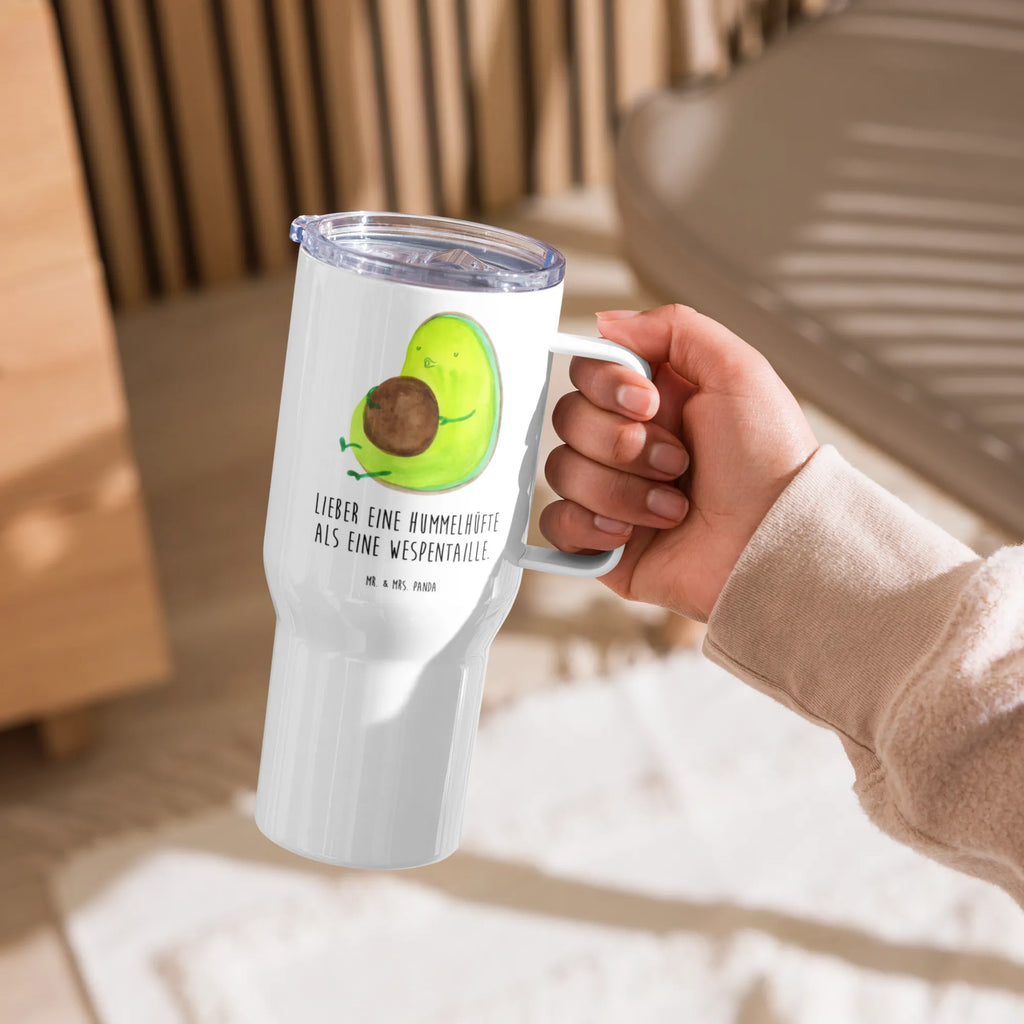 XXL Thermobecher Avocado Pfeifen Autobecher, Jumbo Becher, XL Reisetasse, Reisebecher, XL Thermobecher, Großer Thermobecher, Thermobecher, Avocado, Veggie, Vegan, Gesund, dick sein, Ernährung, Diät, Abnehmen
