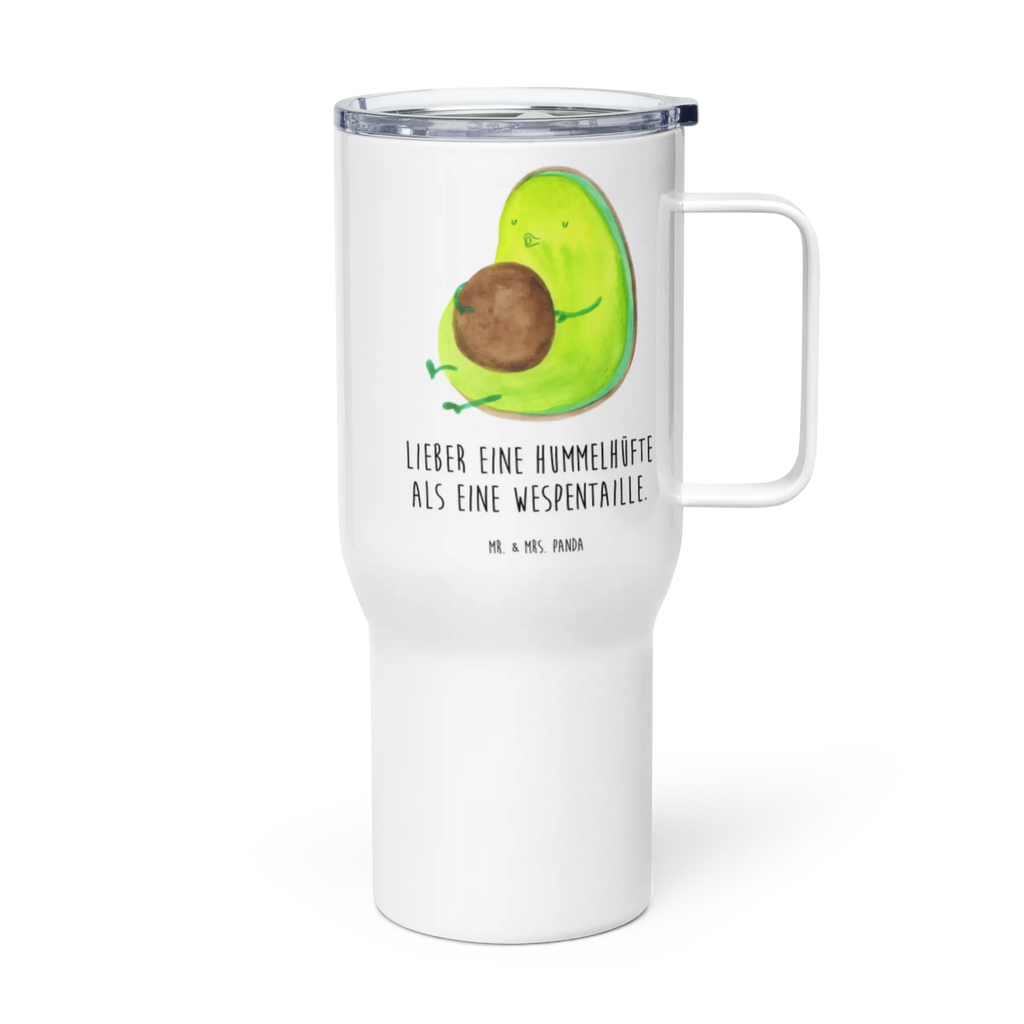 XXL Thermobecher Avocado Pfeifen Autobecher, Jumbo Becher, XL Reisetasse, Reisebecher, XL Thermobecher, Großer Thermobecher, Thermobecher, Avocado, Veggie, Vegan, Gesund, dick sein, Ernährung, Diät, Abnehmen