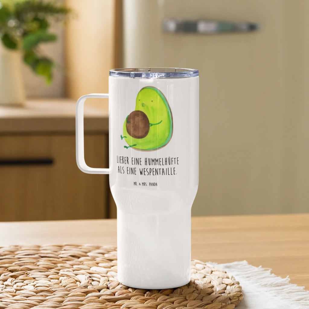 XXL Thermobecher Avocado Pfeifen Autobecher, Jumbo Becher, XL Reisetasse, Reisebecher, XL Thermobecher, Großer Thermobecher, Thermobecher, Avocado, Veggie, Vegan, Gesund, dick sein, Ernährung, Diät, Abnehmen