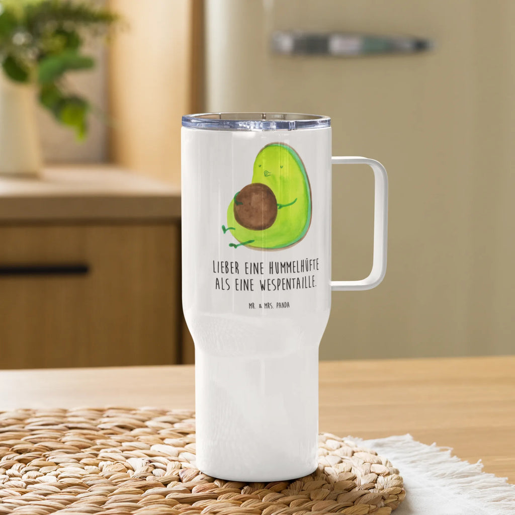 XXL Thermobecher Avocado Pfeifen Autobecher, Jumbo Becher, XL Reisetasse, Reisebecher, XL Thermobecher, Großer Thermobecher, Thermobecher, Avocado, Veggie, Vegan, Gesund, dick sein, Ernährung, Diät, Abnehmen