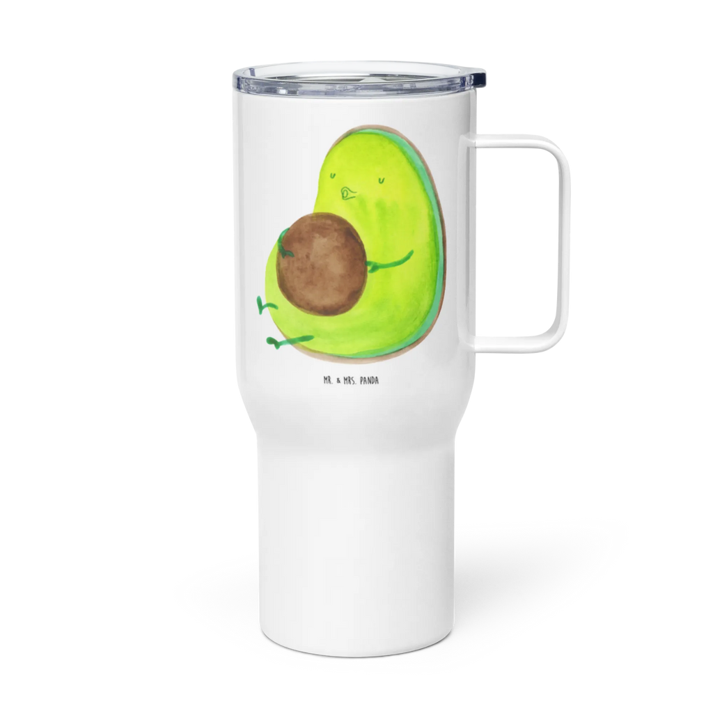 XXL Thermobecher Avocado Pfeifen Autobecher, Jumbo Becher, XL Reisetasse, Reisebecher, XL Thermobecher, Großer Thermobecher, Thermobecher, Avocado, Veggie, Vegan, Gesund, dick sein, Ernährung, Diät, Abnehmen