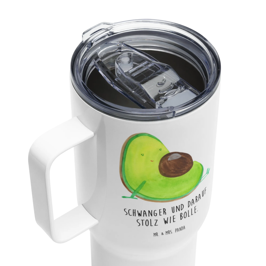 XXL Thermobecher Avocado Schwangerschaft Thermobecher, Reisebecher, Autobecher, Großer Thermobecher, XL Reisetasse, Jumbo Becher, XL Thermobecher, Avocado, Veggie, Vegan, Gesund, Babyshower, Babyparty, Schwangerschaft, schwanger