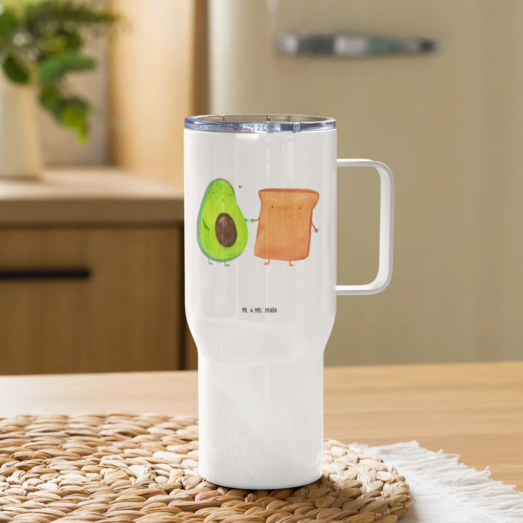 XXL Thermobecher Avocado Toast Autobecher, Großer Thermobecher, Thermobecher, Jumbo Becher, XL Thermobecher, XL Reisetasse, Reisebecher, Avocado, Veggie, Vegan, Gesund, Toast, Freundin, Freund, Hochzeit, Jahrestag, Hochzeitsgeschenk, Jahrestagsgeschenk, Toastbrot, Verlobt, Liebespaar, Verlobungsparty, Pärchen