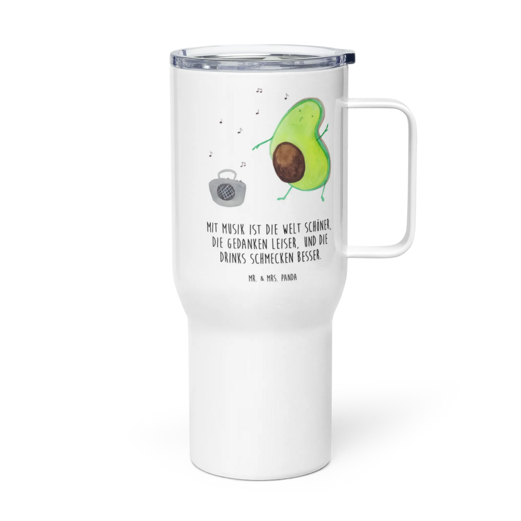 XXL Thermobecher Avocado Tanzen Reisebecher, XL Reisetasse, Autobecher, Jumbo Becher, Thermobecher, Großer Thermobecher, XL Thermobecher, Avocado, Veggie, Vegan, Gesund