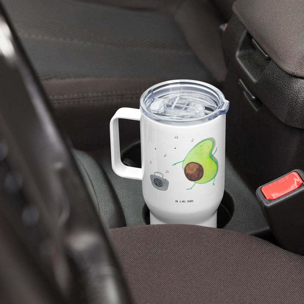 XXL Thermobecher Avocado Tanzen Reisebecher, XL Reisetasse, Autobecher, Jumbo Becher, Thermobecher, Großer Thermobecher, XL Thermobecher, Avocado, Veggie, Vegan, Gesund