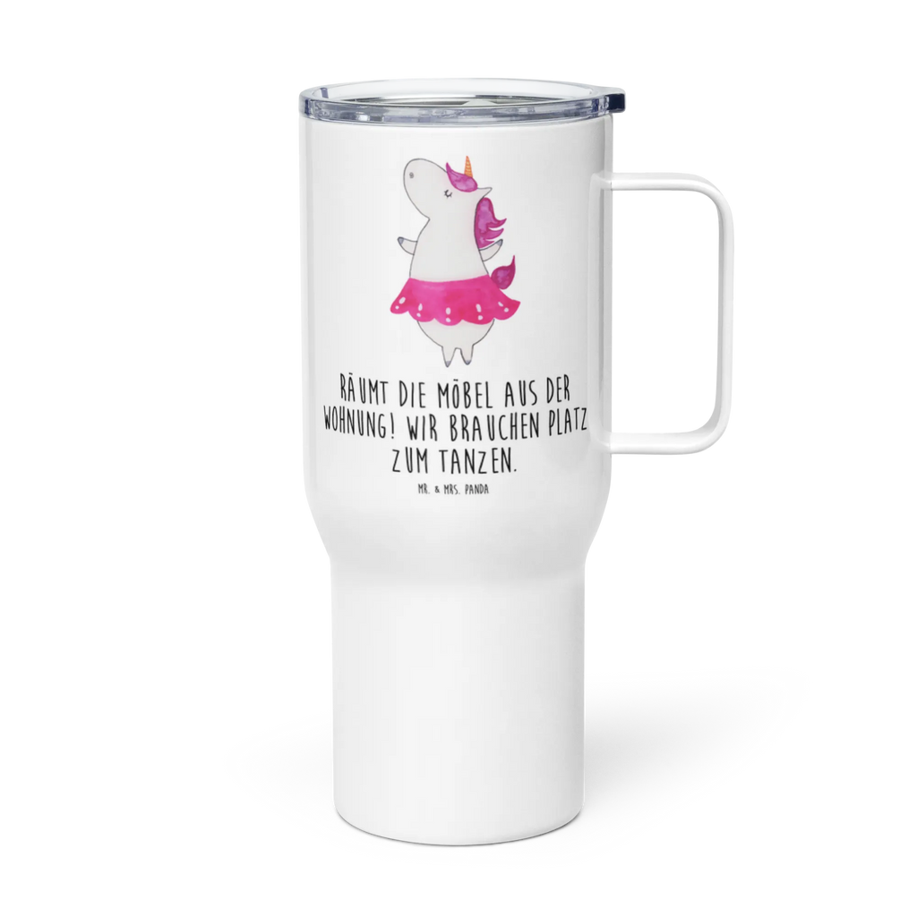 XXL Thermobecher Einhorn Ballerina XL Reisetasse, Jumbo Becher, Autobecher, Thermobecher, Reisebecher, XL Thermobecher, Großer Thermobecher, Einhorn, Einhörner, Einhorn Deko, Unicorn, Tänzerin, Lebenslust, Wohnung, Geburtstag, Lebensfreude, Spaß, Ballerina, Party, Tanzen, Feiern