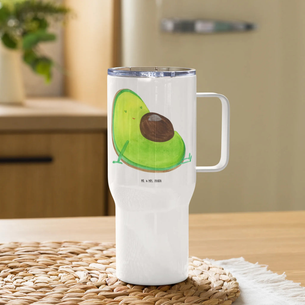 XXL Thermobecher Avocado Schwangerschaft Thermobecher, Reisebecher, Autobecher, Großer Thermobecher, XL Reisetasse, Jumbo Becher, XL Thermobecher, Avocado, Veggie, Vegan, Gesund, Babyshower, Babyparty, Schwangerschaft, schwanger