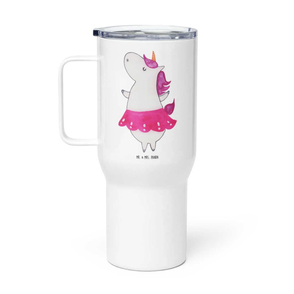 XXL Thermobecher Einhorn Ballerina XL Reisetasse, Jumbo Becher, Autobecher, Thermobecher, Reisebecher, XL Thermobecher, Großer Thermobecher, Einhorn, Einhörner, Einhorn Deko, Unicorn, Tänzerin, Lebenslust, Wohnung, Geburtstag, Lebensfreude, Spaß, Ballerina, Party, Tanzen, Feiern